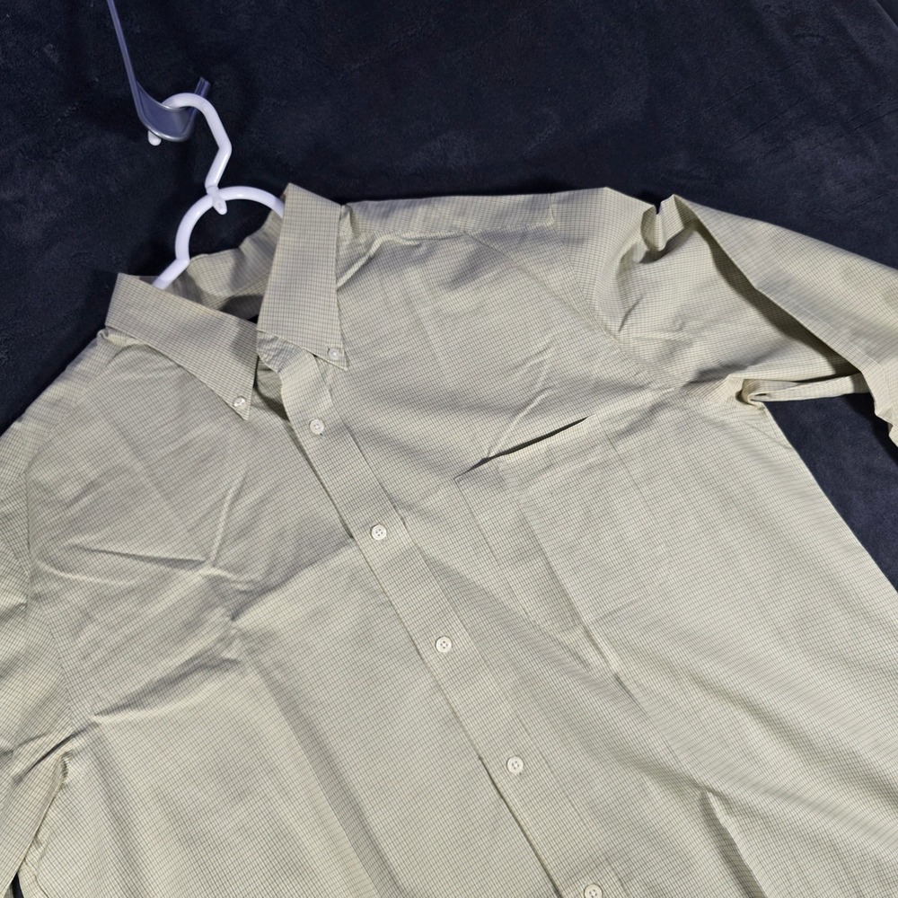 Eddie Bauer Wrinkle-Resistant Relaxed Fit Button Down‎ Shirt XL